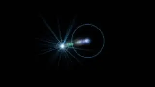 Lens Flare FREE FOOTAGE HD Cyan Black Background ANIMATION 4X3BfZMipT8