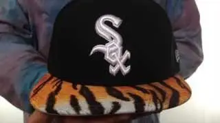 White Sox 'REAL TIGER VIZA-PRINT' Black Fitted Hat by New Era