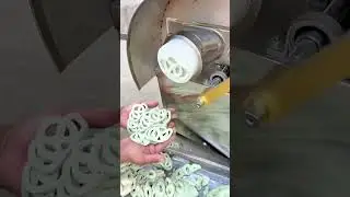 Automatic Dough Cutter Making Perfect Number 8 Shaped Snacks with Ease