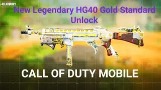 New Legendary HG40 Gold Standard Unlock+Gameplay!😄 COD Mobile👍