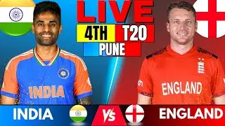 Live: India vs England, 4th T20 | Live Cricket Match Today | IND vs ENG Live Match | England Batting