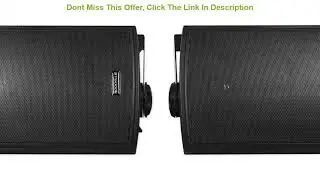 Best Quality (2) Rockville HP5S BK 5.25