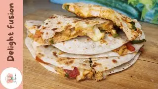 Chicken fajita wrap recipe by delight fusion 😍