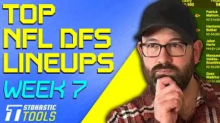 NFL DFS FanDuel Lineups Week 7 Main Slate Picks | Stokastic NFL DFS Lineup Generator