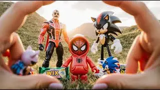 Shadow, Eggman &... Spider-Candy?! 🍬🕷️ | ASMR Toy Chaos
