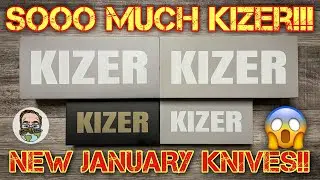 Ещё больше новых ножей Kizer в январе!! У меня точно есть фаворит!! 😮&zwj;💨👌🏼🔥