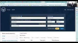 Indentured Trustee Search: Using the www.sec.gov EDGAR Tool to find a companies investor relations.