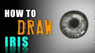 How to draw realistic Iris and pupil for beginners | step by step| easy tutorial