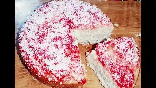 Coconut cake recipe/soft and juicy coconut cake/eggless coconut cake/ without oven