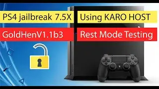 PS4 jailbreak 7.50/7.51/7.55 Karo Host | GoldHenV1.1b3 | Rest Mode Testing | 100% Stable