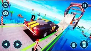 Impossible Ramp Car Stunts Classic Car Driving Free 3D 2019 - Android Gameplay