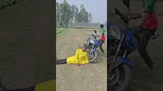 He ran away with the football by lifting the car wheel over his feet.6