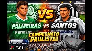 Palmeiras x Santos no Campeonato Paulista – Nostalgia Total no PS1