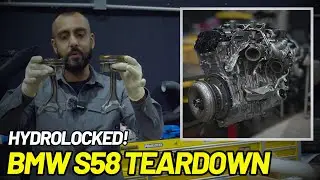 BMW G83 M4 Engine Teardown | S58 HYDROLOCKED! | 4K