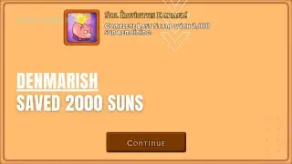 How to complete Last Stand with 2000 sun remaining