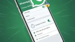 WhatsApp About New Update 🔥 Set Duration & Choose Who Can See Your About!