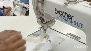 Tacking Waist Band Using Thread Wiper - Sewing Workaid