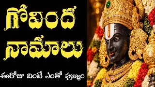 గోవింద నామాలు | Govinda Naamalu| శ్రీ వేంకటేశ్వర స్వామి భక్తి నామ సంకీర్తన 