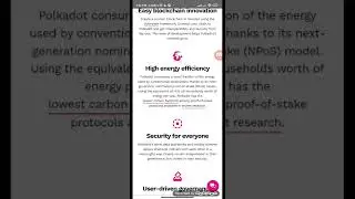 Polkadot Parachain Coin | Stablecoin and Easy Blockchain and More Efficient..🔥💫