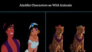 What If Aladdin Characters Were Wild Animals? | AI Realistic Transformation 🦁🌴✨