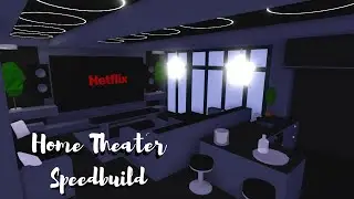 Home Theater | Living Room Speedbuild Roblox Adopt Me