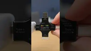 Проверьте свои зарядные устройства и кабели с помощью этого USB-тестера #shorts #usb #techgadgets