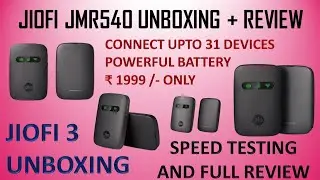 Jiofi 3 Unboxing and full review | Jiofi jmr540 unboxing and speed test | Jiofi unboxing 🔥🔥🔥