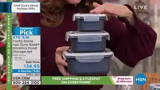 Curtis Stone 6piece DuraBake Nonstick Food Storage Set