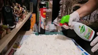 tutorial : come realizzare una grotta con schiuma poliuretanica per presepe