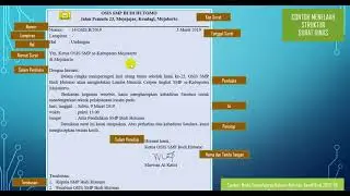 Struktur Surat Dinas