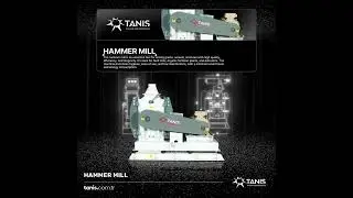 🔨 TANIS HAMMER MILL &ndash; PRECISION GRINDING FOR HIGH-QUALITY FLOUR 🌾