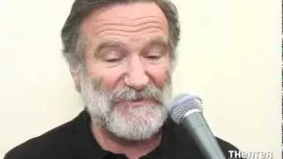 Robin Williams, Moises Kaufman and the cast of Bengal Tiger at the Baghdad Zoo