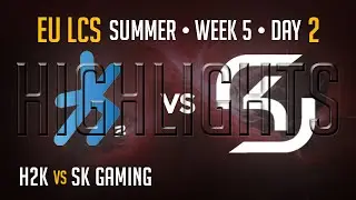 H2K vs SK Gaming HIGHLIGHTS | Week 5 EU LCS Summer Split 2015 S5 | H2K vs SK W5