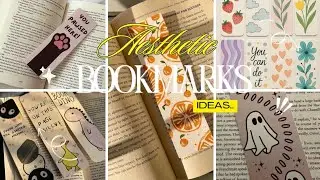 20+ Easy Bookmark Ideas for Beginners | Aesthetic & Cute | art_by_reeshay