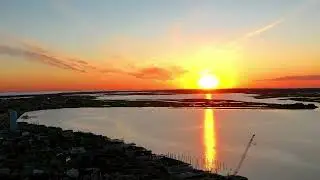 WILDWOOD NJ SUNSET LAKE FIRST SUNSET VIDEO OF