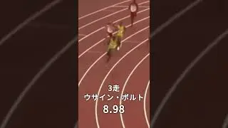 【陸上】4&times;100mリレー 走者別歴代最速記録集