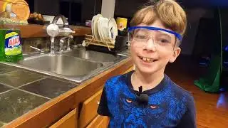 How to Make a Volcano with National Geographic Mega Science Series Stunning Science Chemistry Set