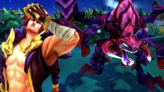 SETT ULT vs CHO'GATH! 3000+ DAMAGE with 0 ITEMS!