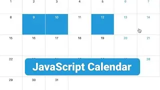 Build a JavaScript calendar in 15 minutes