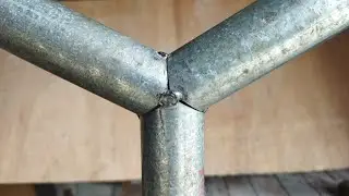 Three round tube joints & cutting tricks #tips #ideas #diy #welding #fabrication