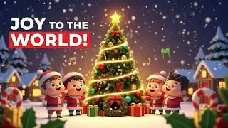 Joy to the world 🎄/ happiest christmas song for kids & family /sing along.
