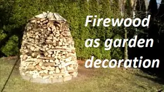 How to stack a wood pile? Is this still woodworking?