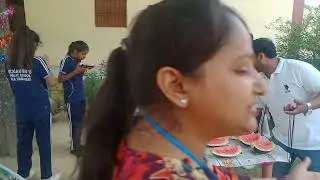 watermelon eating competition in summer camp 2023.        St. Xavier's Public School (3)