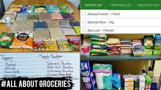How to use Shopping List App | Grocery Haul | Grocery list App | Planner | Budgeting | India