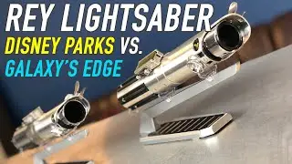 Rey Disney Parks vs. Galaxy's Edge Legacy Lightsaber