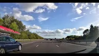 Driving from Birmingham to Bristol via M6 & M5 | Virtual Drive Along | UK