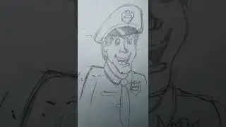 SKETCHING CADET CAREY MAHONEY FROM POLICE ACADEMY: THE ANIMATED SERIES #shorts