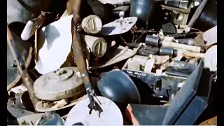 Rare WW2 color footage German soldiers surrender Weapons Equipment Stg44, K98k, Stahlhelm in 1945