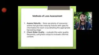 Types of Losses and Methods of loss Assessment in Post Harvest