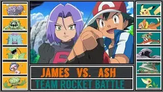 Ash vs. James (Pok&eacute;mon Sun/Moon) - Team Rocket Battle